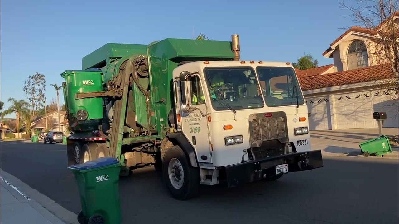 3 Garbage trucks in the city of Irvine YouTube