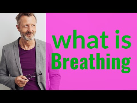 Breathing | Meaning of breathing