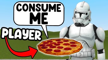 Making Him An ACTUAL Pizza To Annoy The Entire Server - Gmod Star Wars RP Admin Trolling