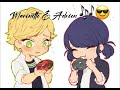 POV: Adrien and Marinette recorded themselves when they were little to compare to when they grew up