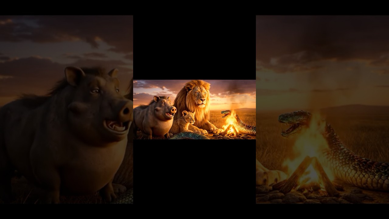 Lion King Saves Cub from Giant Snake Attack | Epic Wildlife Rescue 