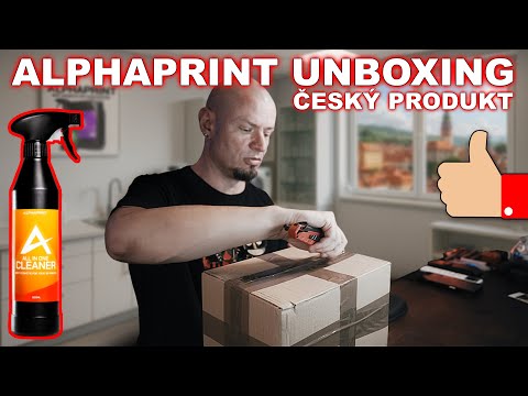 UNBOXING - Alphaprint All in One Cleaner