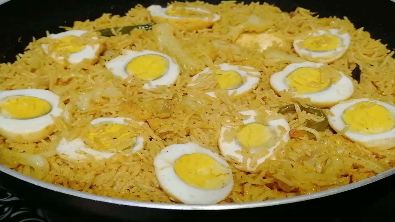 ডিমের পোলাও রান্না করার খুবই সহজ রেসিপি/Easy One pot Egg Pulao Recipe in Banglai