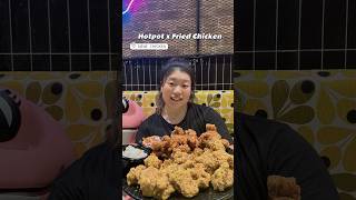 When Korean fried chicken meets hotpot 🤤🔥 #friedchicken #auckland #trending