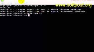 Column names in output of ls command in Centos