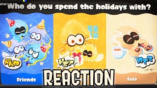 RESULTS REACTION: Friends VS Family VS Solo (Splatoon 3 Splatfest #12)