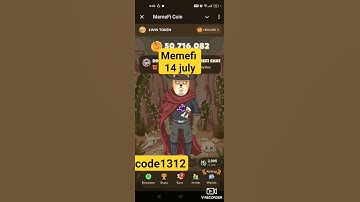 Memefi secret code for level 1-15|Memefi Secret code 14 july #memefi#memefidailycombo