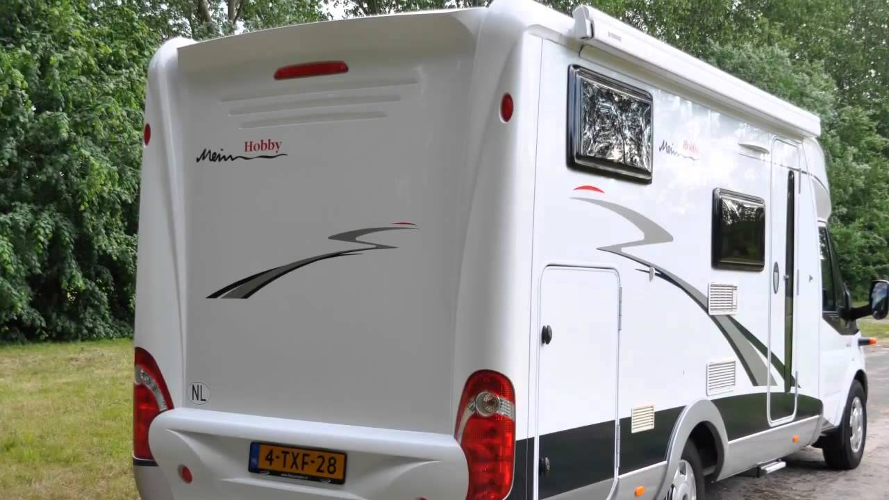 Kampeerauto te koop: HOBBY VAN T 55 ES - YouTube