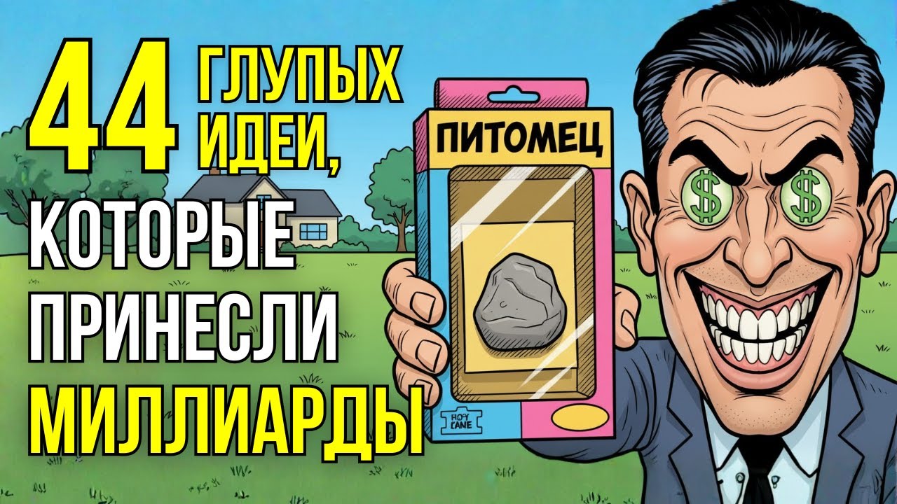44 Самых ГЛУПЫХ ИДЕИ, которые принесли МИЛЛИАРДЫ! Монетизация абсурда