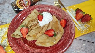 CREPES DE AVENA, SIN GLUTEN, deliciosas y perfectas con Mambo!!!