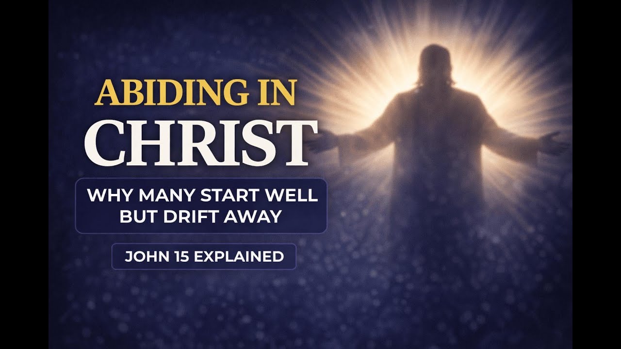 ABIDING IN CHRIST: Why Many Believers Drift Away
