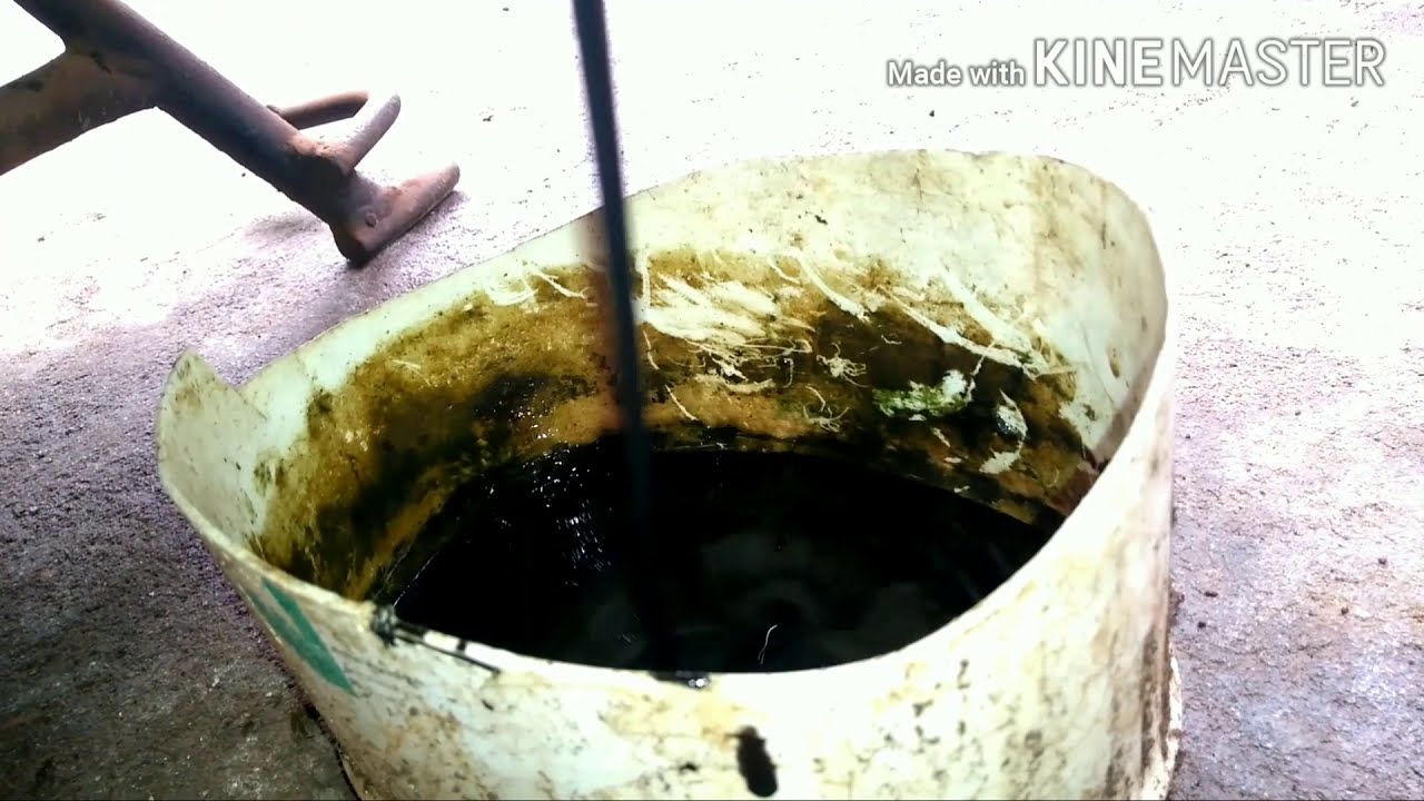 Diesel bullet oil change complete process