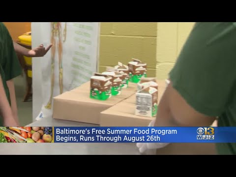 Baltimore City Schools Launch Summer Meal Program