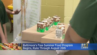 Baltimore City Schools Launch Summer Meal Program