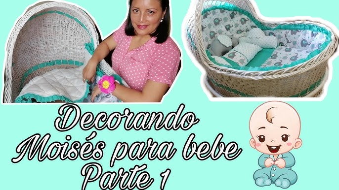 Moisés para Bebé de mimbre Blanco Cotton Dream 