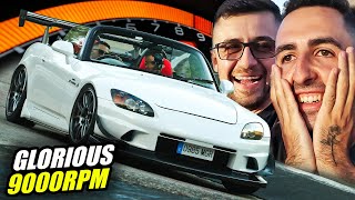 9000 RPM, BIG WING \& Loose Hose! Honda S2000 \/\/ Nürburgring