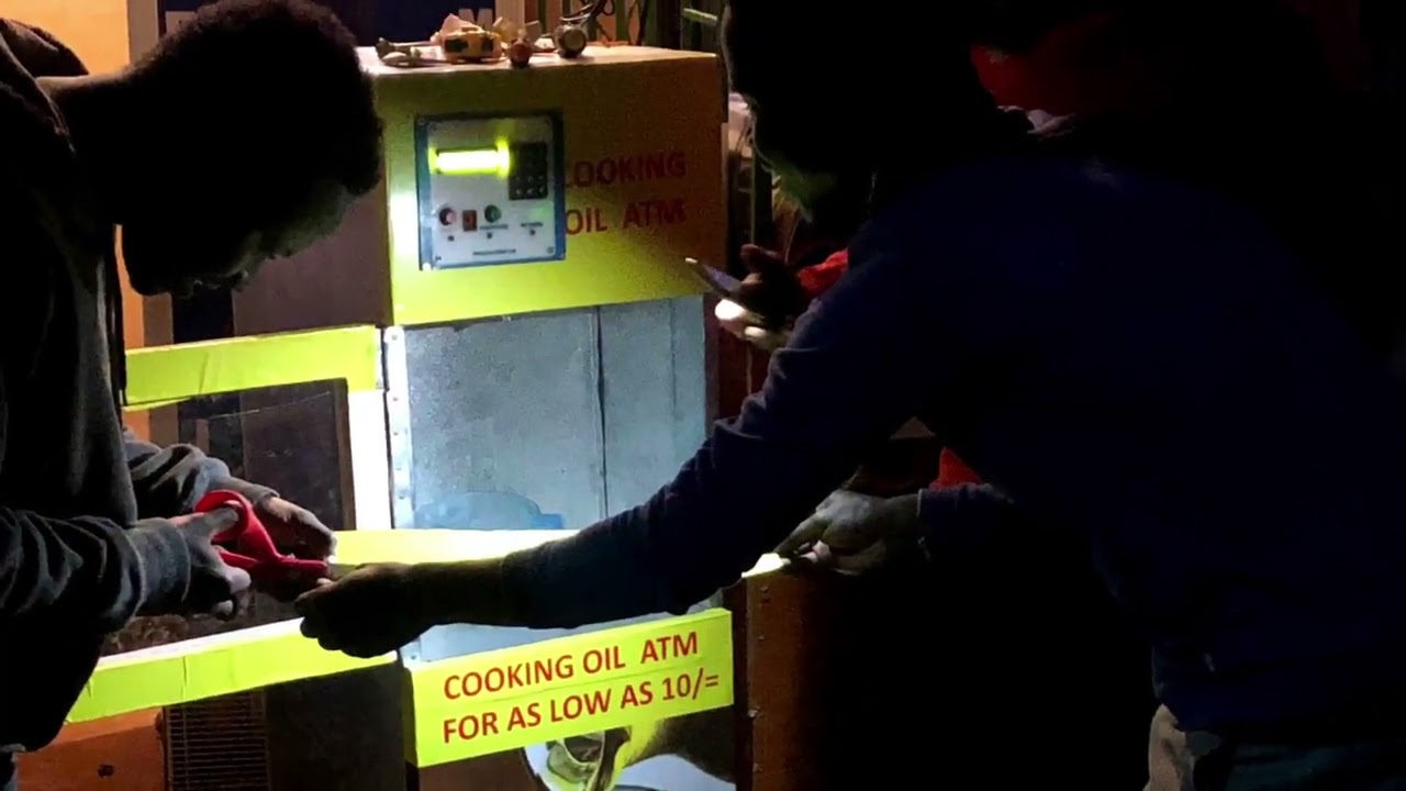 Cooking oil ATM/Milk ATM/Water vending Machine YouTube