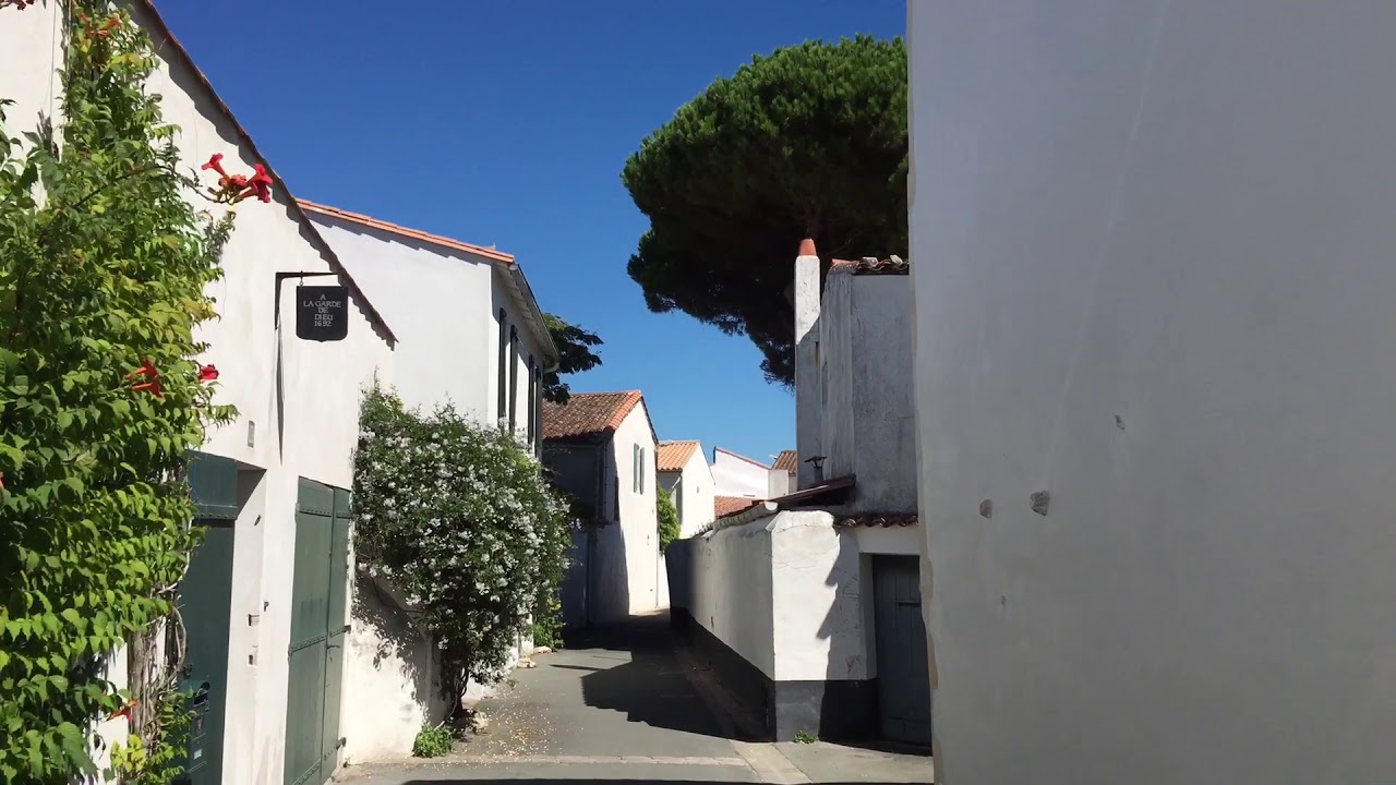 Petite rue à la Couarde-sur-Mer, Ile de Ré
