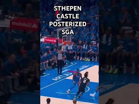 Sthepen castle poterized SGA #spurs #okc #nbaplayoffs #nbabasketball #slamdunk