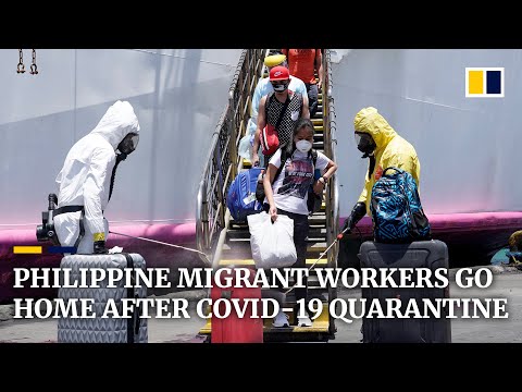 Thousands of Filipino migrant workers to return to homes after Covid-19 quarantines