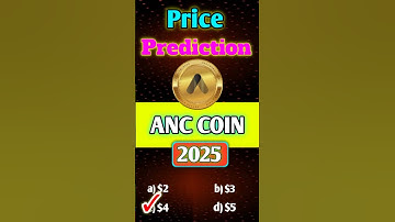 ANC COIN price prediction 2025 | #anchor #shorts #terraluna #lunc #ytshorts #viral