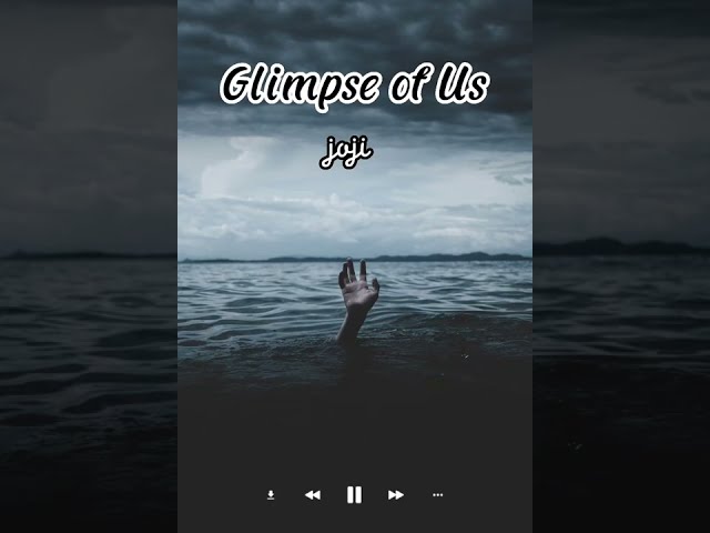 Glimpse Of Us - Joji Cover + lirik  (by Trisyia Azman ) class=