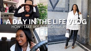 VLOG A BUSY DAY IN MY LIFE: INSTAGRAM CONTENT DAY, SHOOTING TIK TOKS &amp; BIRTHDAY PHOTOSHOOT