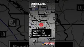 BREAKING: Earthquake recorded in Louisiana | 8/21/26