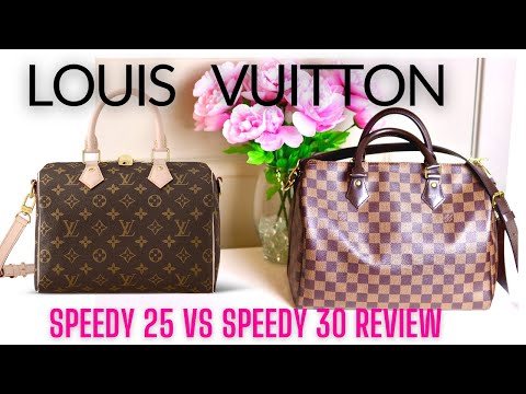 LOUIS VUITTON Speedy 25 vs Speedy 30 *in depth* REVIEW 