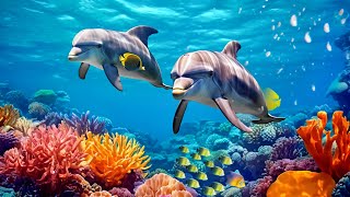 Beautiful Coral Reef Fish  Relaxing Music, Calm Nerve Music, Overcome Overthinking, Relaxation