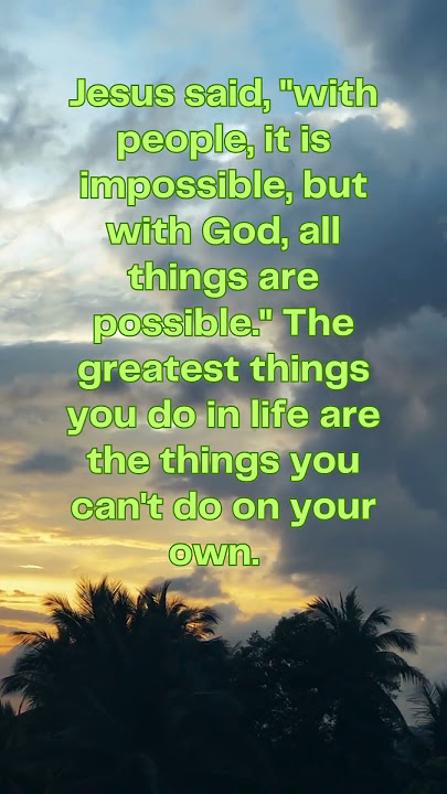 Keep in Mind That Nothing is Impossible for GOD.  #motivation  #bible  #sacredscriptures  #ofwlife