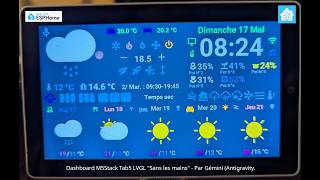 M5Stack Tab5 par Gemini - ESPHome - Home Assistant