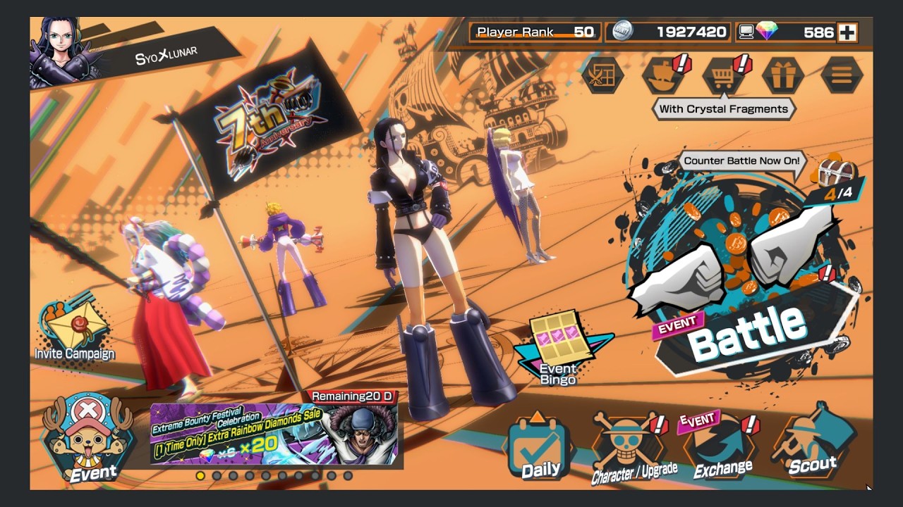 วิชาดาบบาสเคอร์วิลล์ เขี้ยวที่ 10......#live #onepiecebountyrush