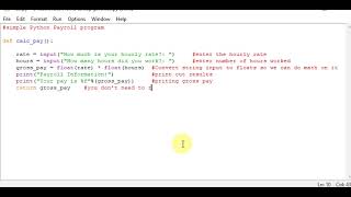 Celebrity simple Python Payroll program Wealth