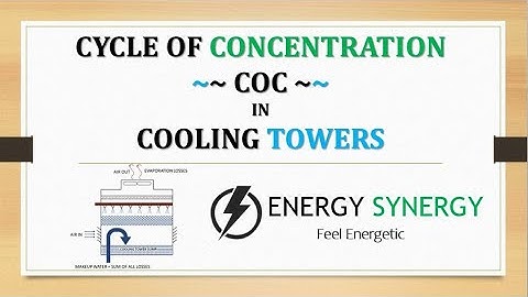 Cycle of Concentration | Cooling Towers | Cooling Tower C.O.C. |