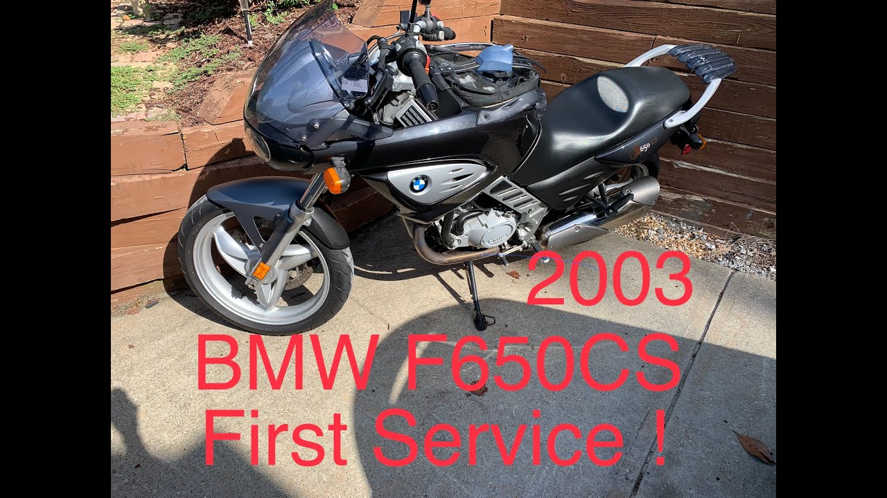 F650CS My First Service