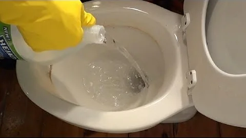 how to get rid of blue toilet water