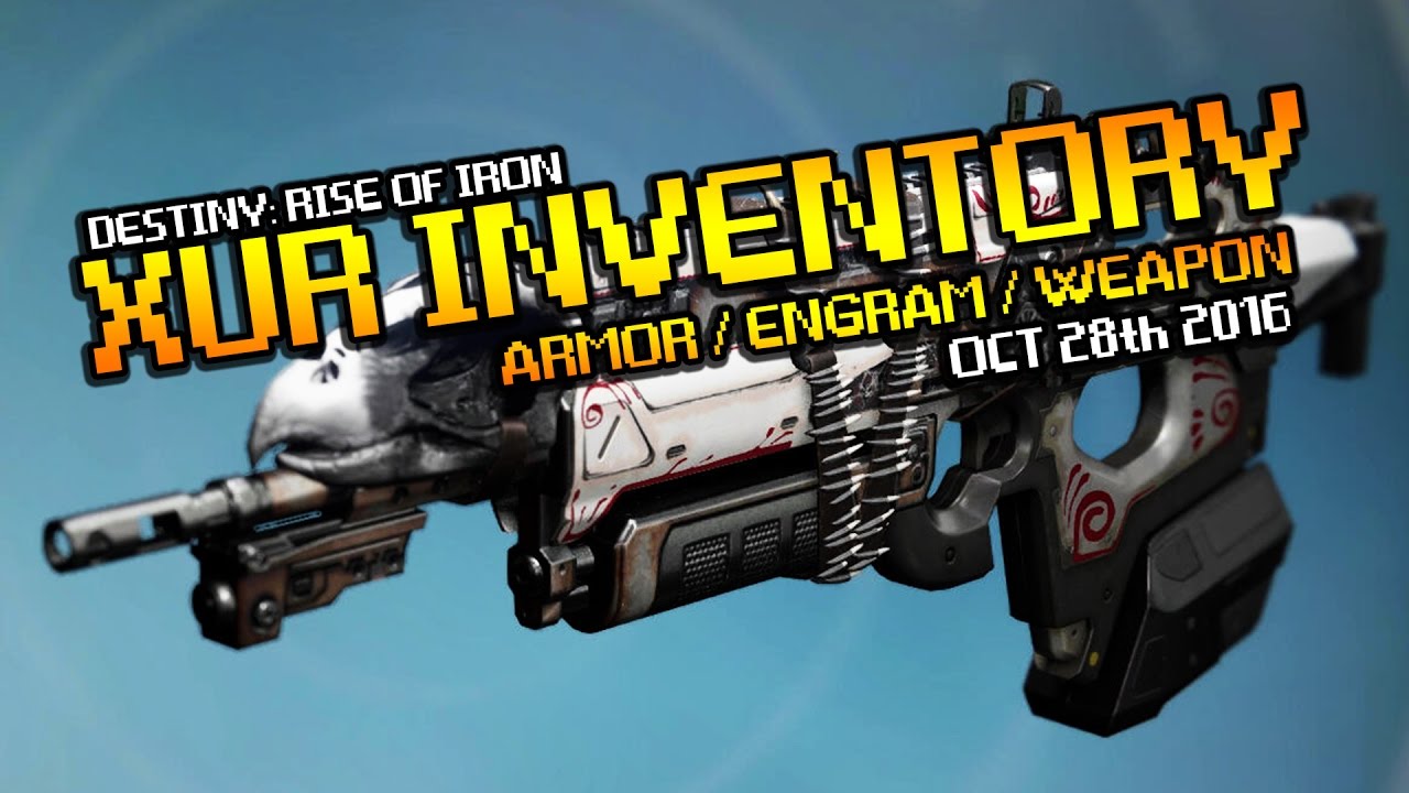 Destiny Xur Inventory Review Oct 28th Bad Juju and Moonglow Ornament