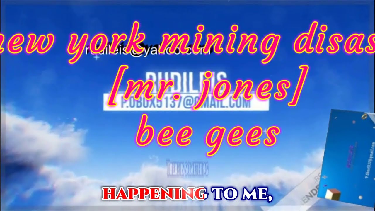 new york mining disaster[ karaoke] bee gees YouTube