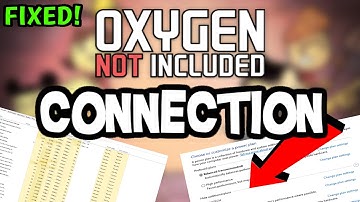 How To LOWER PING & Fix Server/Connection in Oxygen not Included
