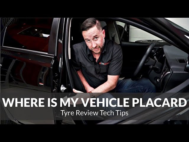Where to find my Vehicle Placard