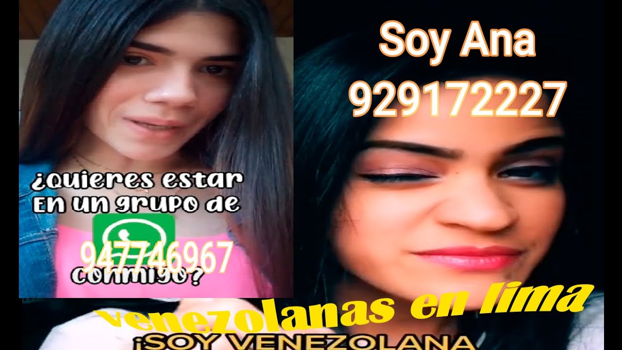 whatsapp-de-venezolanas-solteras-en-lima-youtube