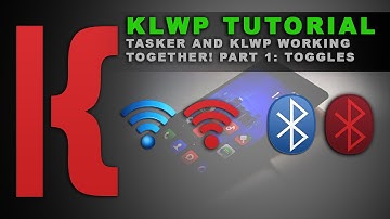 KLWP Tutorial:  OLD VIDEO Tasker and KLWP Working Together! Part 1:  Toggles