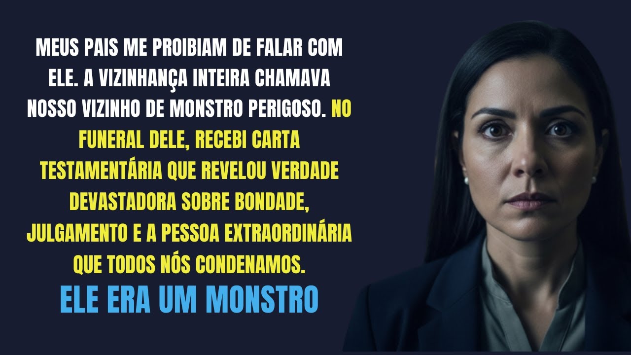 Ele É Um Monstro  — Meus Pais Odiavam Nosso Vizinho, No Funeral Dele Eu Descobri Quem Ele