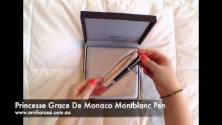 Unboxing Princesse Grace de Monaco Pen by Montblanc