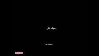 Na Kuch Pucha Na Kuch Jana / Tujhe Main Rab Dikhta Hai - Female Version/Black Screen status/NcKumar