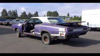 PURPLE HAZE! 1970 SUPER BEE ONE-OWNER ROTTEN INTO THE GROUND, LITERALLY IS BEGINNING A NEW CHAPTER