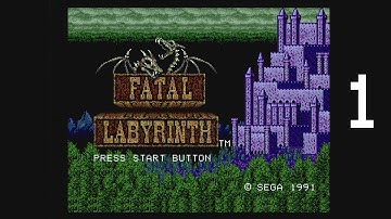 Fatal Labyrinth (Genesis / Mega Drive) Playthrough Part 1 (Floors 1-19)