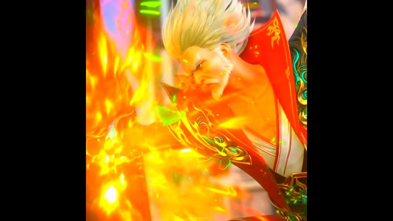 Xiao Yan Fighting With Old Man || Battle  Through The Heavens || 