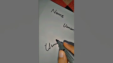 Signature style Usman name|write your name in comment|#subscribetomychannel